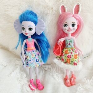 Enchantimals Dolls 🐰Bree Bunny & 🐘Ekaterina Elephant